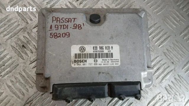 Компютър VW Passat 1.9 TDI 1998 038906018N 0281001727