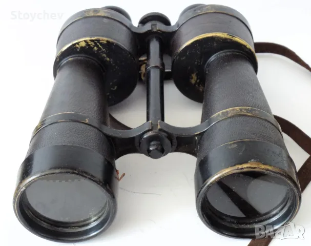 Исторически бинокъл E.Leitz D.F. 10x50 Dienstglas 1917г., снимка 6 - Антикварни и старинни предмети - 55808300