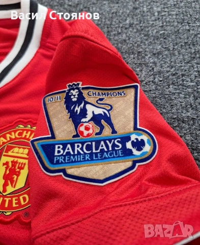 Манчестър Юн./Manchester Utd. #14 Chicharito Nike Home 2011-12г. - дамски размер XS, снимка 6 - Фен артикули - 54342389