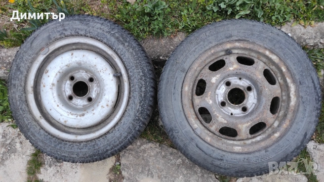 Зимни гуми с джанти 155/70/13. 4 х 100 VW/AUDI/SEAT/SKODA