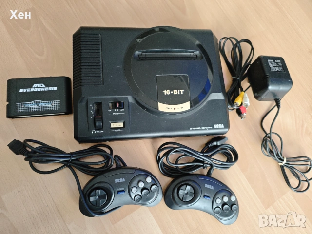 Оригинална конзола Sega Mega Drive, снимка 4 - Други игри и конзоли - 54097975