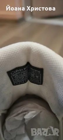 Calvin Klein бели дамски кецове, 36 н., снимка 9 - Маратонки - 48345107