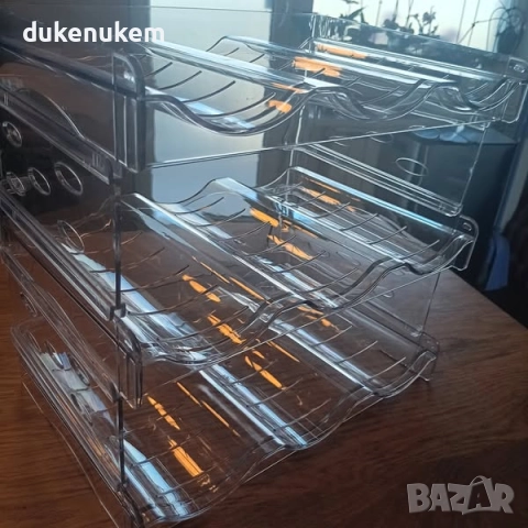 Органайзер за бутилки 3 нива за 9 бутилки, снимка 10 - Други стоки за дома - 52019325