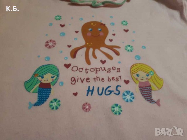  Блузка ,,Морско дъно" р-р 56, снимка 1