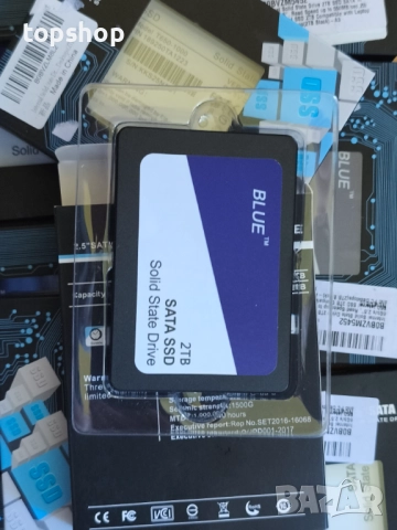 Чисто нови на 100% живот вътрешни SATA SSD дискове 2TB, тествани и разпознати от сантинел..., снимка 10 - Твърди дискове - 52917266