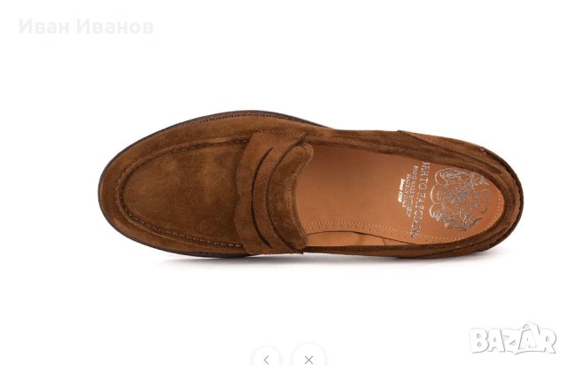 луксозни мокасини Alberto Fasciani BRIAN 57020 Penny Loafer Arabica номер 45, снимка 6 - Мокасини - 44185769