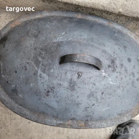 голяма масивна чугунена тенджера, снимка 4 - Съдове за готвене - 49784729