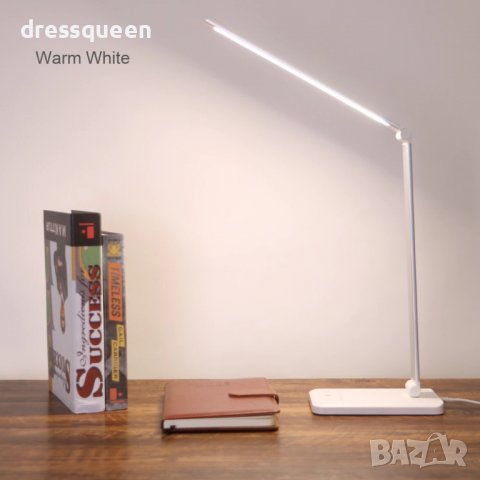 009А ЛЕД настолна лампа с алуминиеви рамена, снимка 11 - Настолни лампи - 37759098