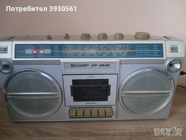 радиокасетофон sharp gf 4646