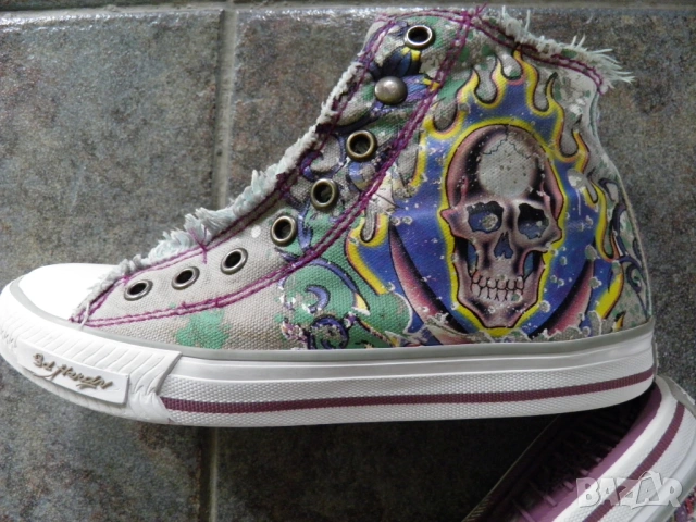 Ed Hardy детски унисекас кецове Uk3,5, снимка 8 - Детски гуменки - 54343024