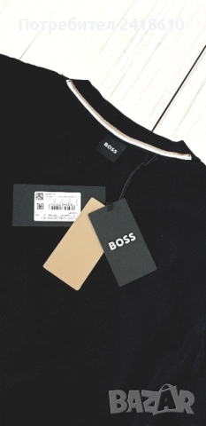 Hugo Boss Soleri 06 Cotton Мens Size M НОВО! ОРИГИНАЛ! Мъжка Блуза Суичър, снимка 3 - Блузи - 52455860