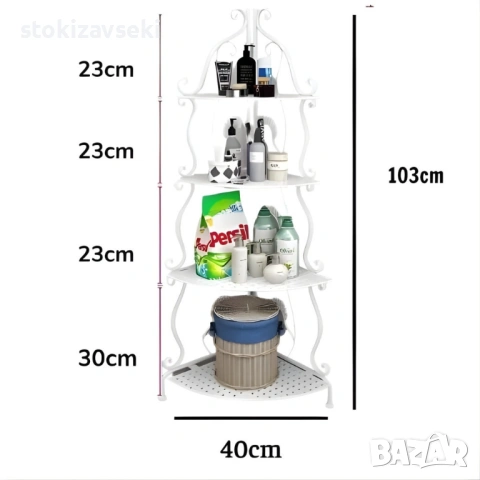 Елегантен ъглов рафт – стилно решение за максимално използване на пространството, снимка 2 - Други - 54046323