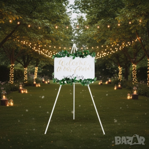 2бр/ Дървен статив за картини 63″ , VISWIN, снимка 2 - Други стоки за дома - 51967922