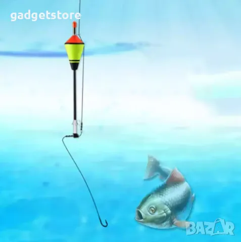 АВТОМАТИЧНА ПЛУВКА ЗА РИБОЛОВ - ЗАСИЧАНЕ НА РИБАТА БЕЗ ПРОПУСК, снимка 2 - Такъми - 48688881
