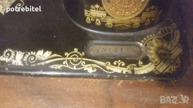 Шевна машина SINGER - крачна - 1927 г. - работеща, снимка 4 - Антикварни и старинни предмети - 48071436