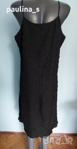 Копринена "Малка черна рокля" за повод или офис / голям размер , снимка 6 - Рокли - 29469471