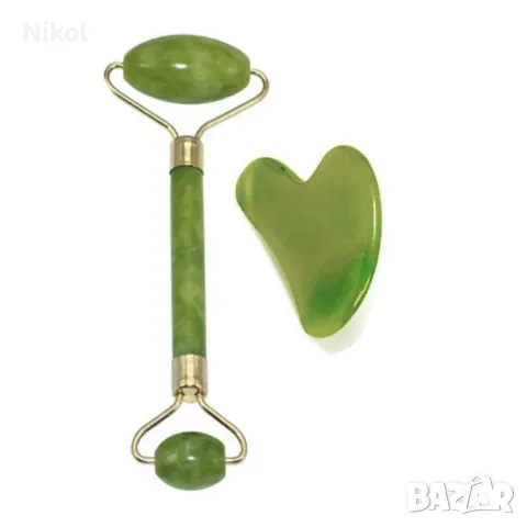 Нефритен ролер за лице, снимка 1