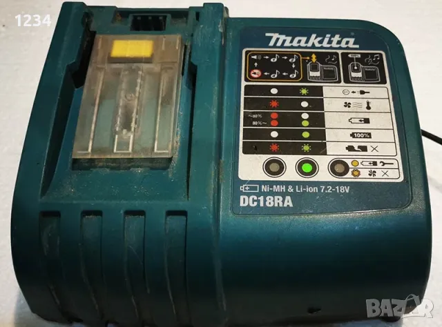 зарядно MAKITA DC18RA за литиево йонни батерии от 7,2 до 18 волта, снимка 1 - Други инструменти - 48396471