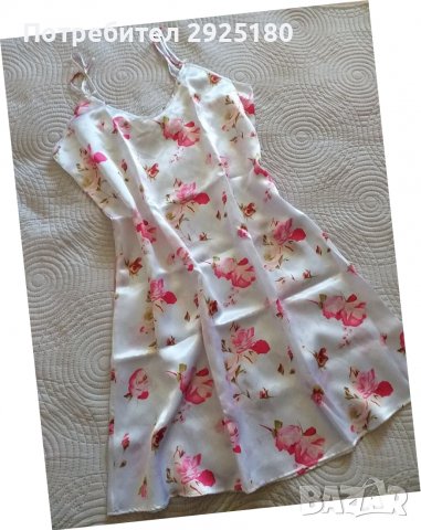 Сатенена нощница L / XL, снимка 4 - Нощници - 37157266