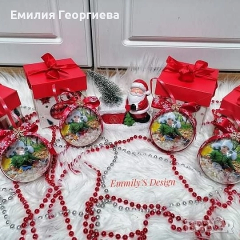 Коледни топки със снимки на най-ниски цени , снимка 3 - Други - 52822316