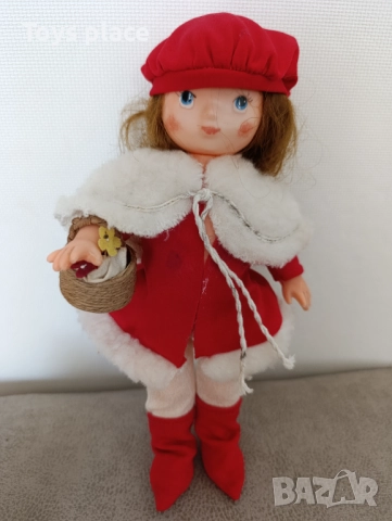 Стара кукла от соца Червената шапчица , снимка 5 - Колекции - 51709024
