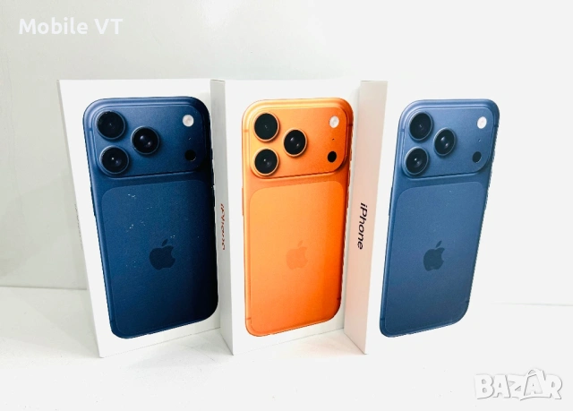 НОВ! iPhone 17 Pro 256GB Blue / Orange ГАРАНЦИЯ 24 Месеца!, снимка 2 - Apple iPhone - 54328926