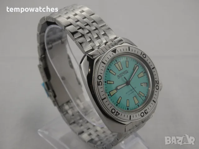 ВОСТОК АМФИБИЯ АВТОМАТИЧЕН-"ЧЕРЕПАХА"-"TIFFANY" ref: 70088В, снимка 14 - Мъжки - 48082149
