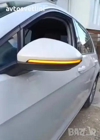 Динамични Бягащи Мигачи за VW Golf 7 GTI Golf 7 R Golf 7,5 Golf Sportsvan Touran L II, снимка 11 - Аксесоари и консумативи - 41670787