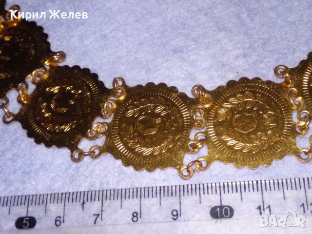 БУДИСТКА ТИБЕТСКА РЯДКА КОЛЕКЦИОНЕРСКА ПОЗЛАТЕНА ТРАДИЦИОННА ОГЪРЛИЦА от БЛАГОРОДНА СТОМАНА 8392, снимка 11 - Антикварни и старинни предмети - 40392449