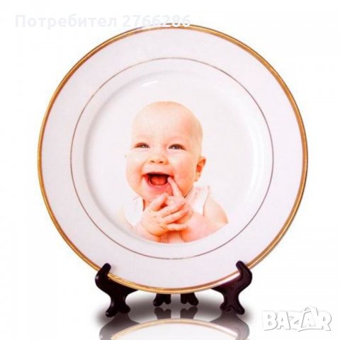 Чинии с индивидуален печат - надпис,картинка,снимка, снимка 3 - Чинии - 32131093