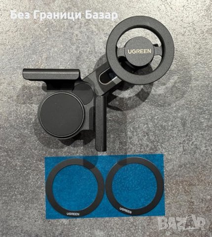 Нов MagSafe Ротационен Държач за Tesla Model 3/Y - Мощен Магнит Стойка кола UGREEN , снимка 10 - Селфи стикове, аксесоари - 44248102