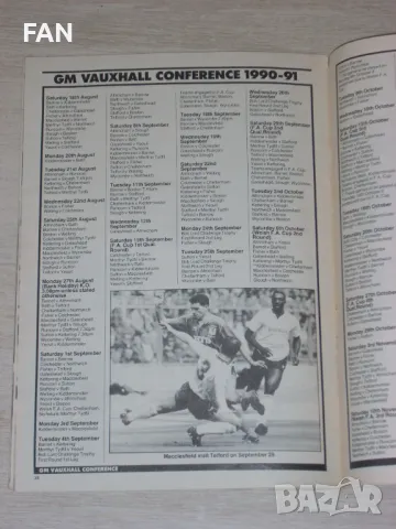 Програма за мачовете от английските първенства за сезон 1990-91 - издание на списание Шут SHOOT, снимка 17 - Списания и комикси - 47330788