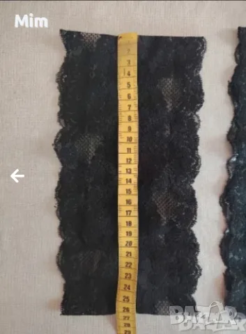 2XL Дантелени жартиери за бедра в бяло и черно , снимка 9 - Бельо - 56048812
