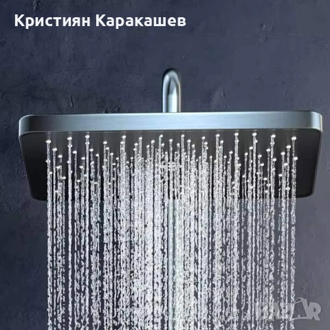 Душ комплект с цифров дисплей 4-в-1, снимка 3 - Душове - 53902592