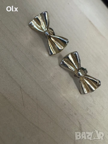 Брошка с османски монети, пещерняшка значка, обеци и 2 броя пръстени , снимка 3 - Нумизматика и бонистика - 51063654