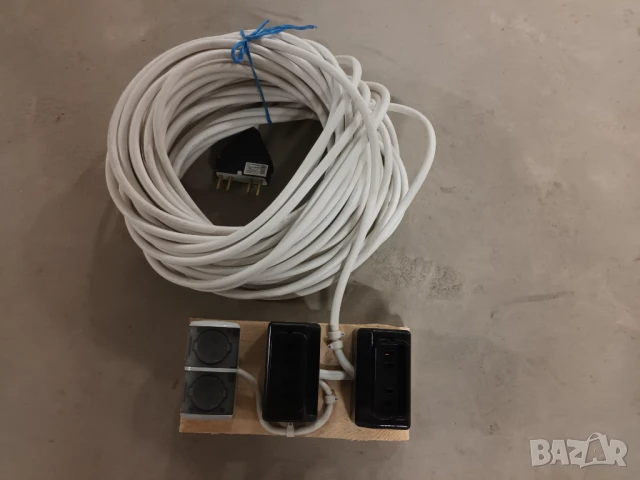 Трифазен удължител 40 метра, НОВ разклонител, монофазен удължител