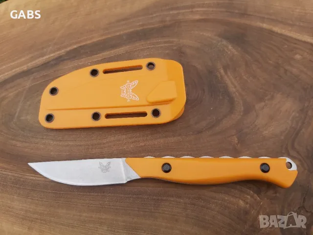 Компактен ловен нож Benchmade Flyway с кания, 2 цвята, снимка 7 - Ножове - 49508641