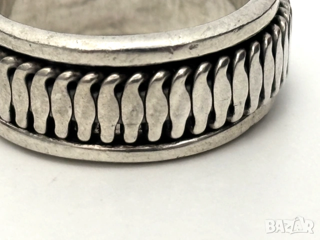 Масивна Сребърна Халка (проба 925)- 10,41 грама, снимка 5 - Пръстени - 53946494