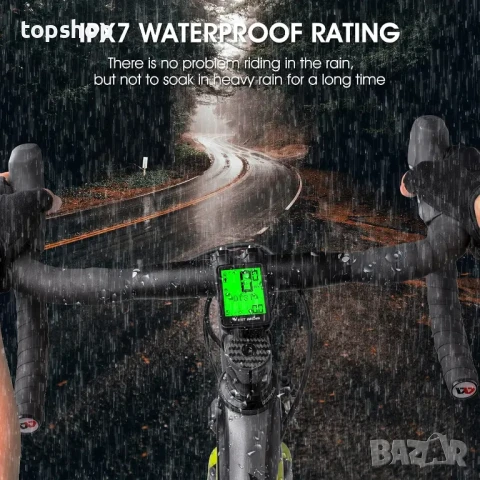 Компютър, скоростомер за велосипед ICOCOPRO Велосипеден компютър с USB акумулаторен километраж..., снимка 8 - Части за велосипеди - 50502359