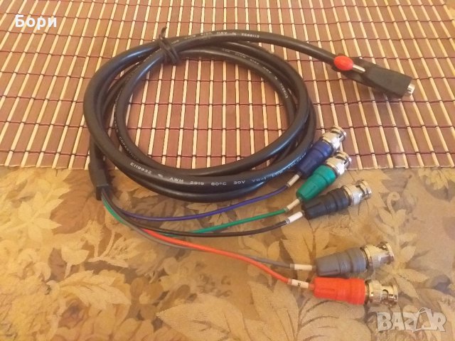 LINDY VGA - 5x BNC 2м Качествен кабел , снимка 6 - Части и Платки - 29246673