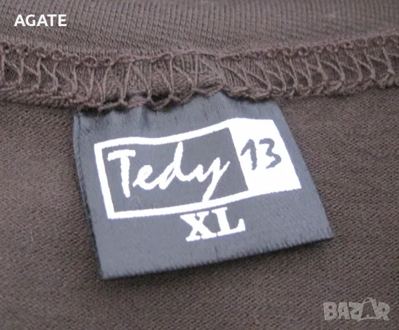 Нова блузка, размер XL, тъмно кафява, снимка 4 - Блузи с дълъг ръкав и пуловери - 48465558