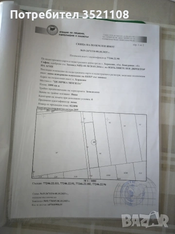Продаваме два имота по 1000кв.м.