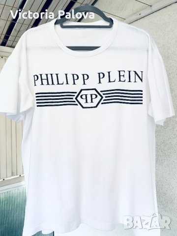 Маркова тениска оригинал PHILIPP PLEIN, снимка 7 - Тениски - 42375186