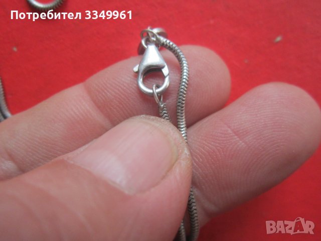 Уникално сребърно колие верижка 925 ФБМ 6, снимка 4 - Колиета, медальони, синджири - 36700917