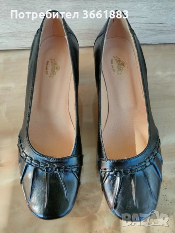 Нови кожени бълг. обувки, снимка 5 - Дамски обувки на ток - 39895171