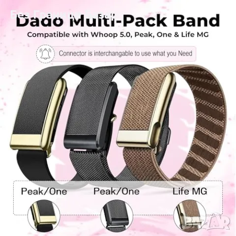 Нови DADO WHOOP 5.0 дамски ленти, регулируеми каишки, 3 броя комплект, снимка 3 - Други - 55853079