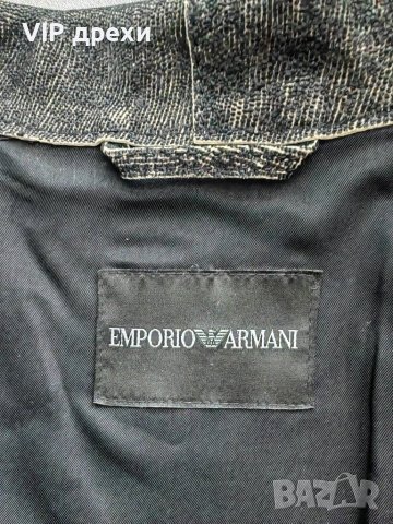 МЪЖКО КОЖЕНО ЯКЕ EMPORIO ARMANI , снимка 6 - Якета - 44472237
