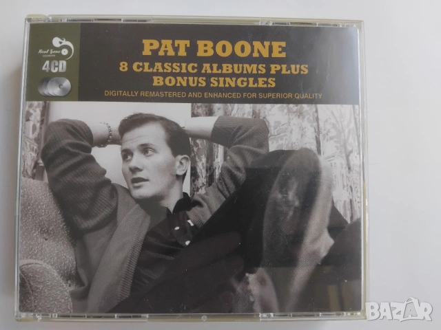 Pat Boone ‎– 8 Classic Albums Plus Bonus Singles - комплект от 4 оригинални диска CD1, CD2, CD3, CD4