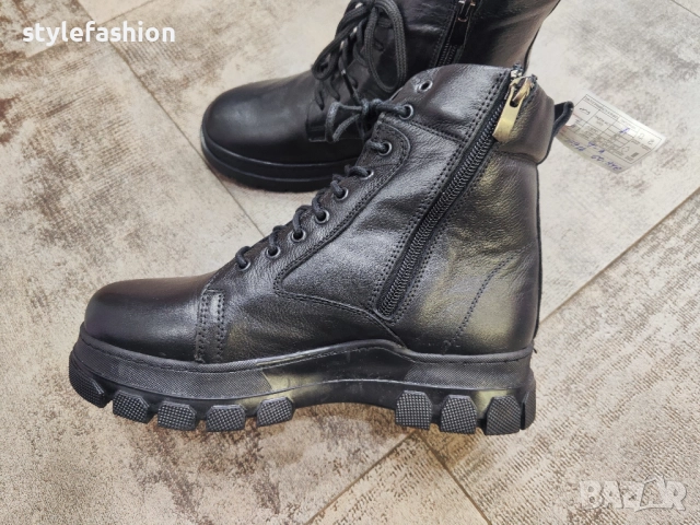 Доставка преди Коледа !Ежедневни боти от естествена кожа /06, снимка 3 - Дамски боти - 52850041