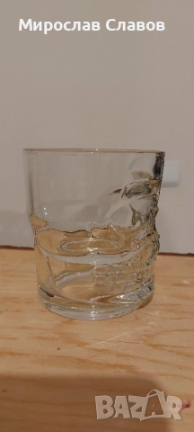 Комплект стъклени чаши "череп" 6 бр, снимка 3 - Чаши - 52325900